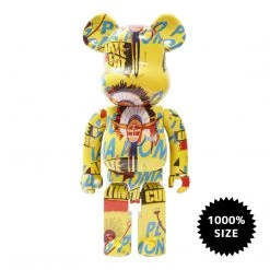 TOY TOKYO MEDICOM TOY: BE@RBRICK - Andy Warhol X Jean-Michel Basquiat #3 1000%
