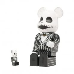 TOY TOKYO MEDICOM TOY: BE@RBRICK - The Nightmare Before Christmas Jack Skellington (2021) 100% & 400%