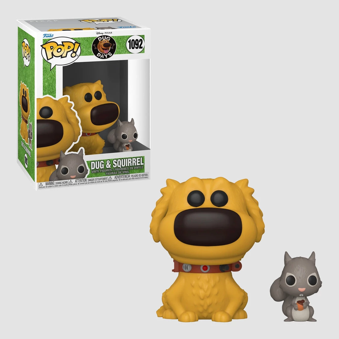 TOY TOKYO Funko Pop! Disney: UP - Dug & Squirrel #1092 3 TOY TOKYO Funko Pop! Disney: UP - Dug & Squirrel #1092