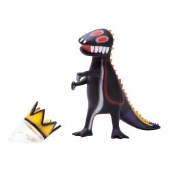 TOY TOKYO MEDICOM TOY: VCD - Jean-Michel Basquiat Dinosaur Black 9.84" Tall Figure