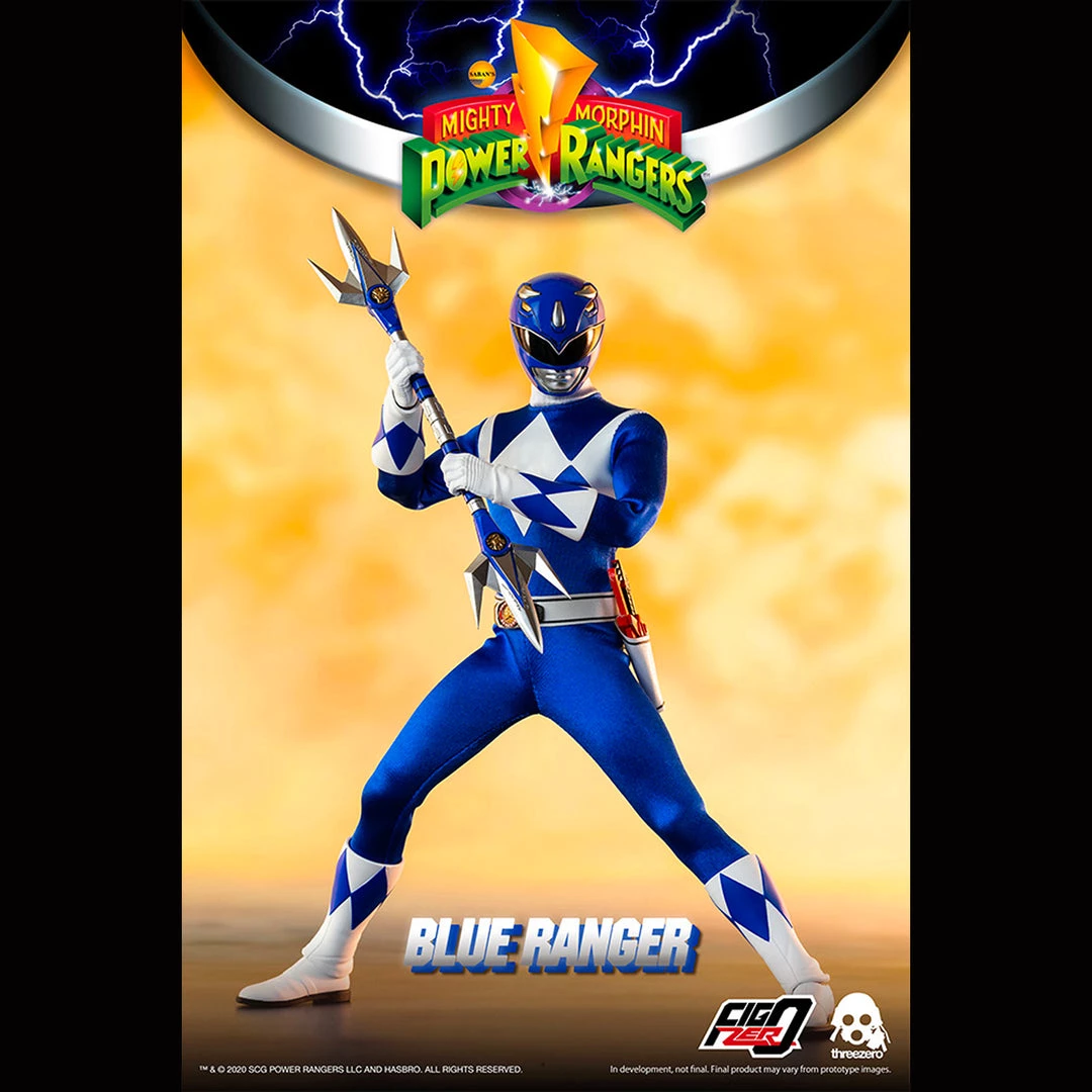 TOY TOKYO NEW ARRIVALS Threezero X FigZero: Mighty Morphin Power Rangers - Blue Ranger 12" Tall Figure 3 TOY TOKYO NEW ARRIVALS Threezero X FigZero: Mighty Morphin Power Rangers - Blue Ranger 12" Tall Figure