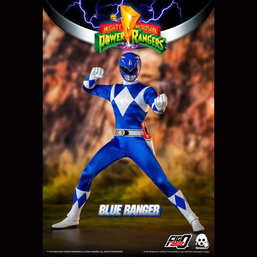 TOY TOKYO NEW ARRIVALS Threezero X FigZero: Mighty Morphin Power Rangers - Blue Ranger 12" Tall Figure 7 TOY TOKYO NEW ARRIVALS Threezero X FigZero: Mighty Morphin Power Rangers - Blue Ranger 12" Tall Figure