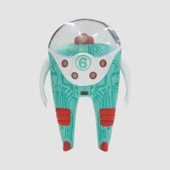 TOY TOKYO Strangeco X Planet 6: Mars-1 - Observer Teal/White 6" Tall Vinyl Figure NEW ARRIVALS