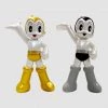 TOY TOKYO ToyQube X Tezuka Productions - Astro Boy Iconic Gold & Silver 5.35" Set Of 2 Tall Figure
