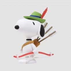 TOY TOKYO MEDICOM TOY: UDF Peanuts Series 11 - Robin Hood Snoopy Green Figure