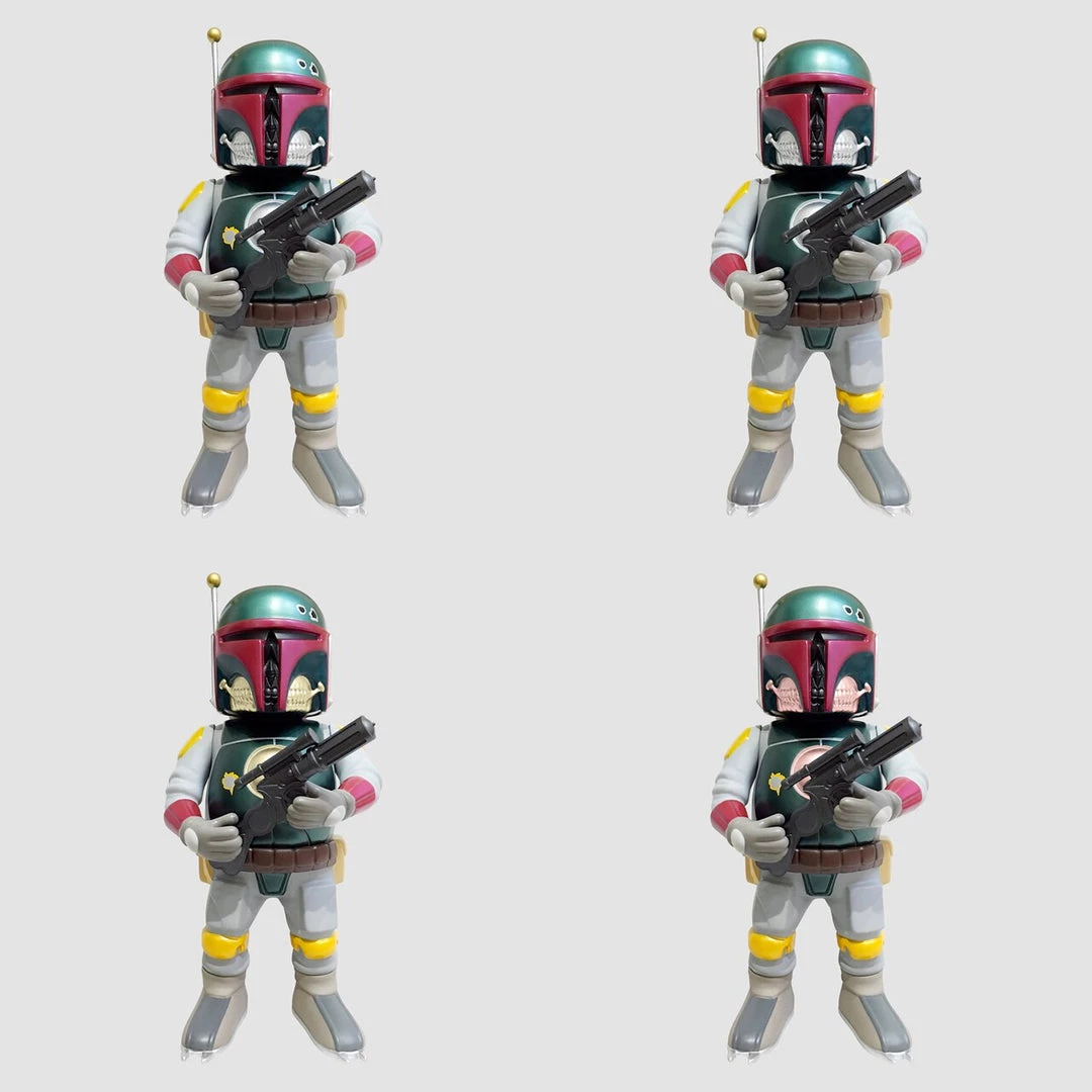 Ron English X Made By Monsters: Pop Art Series - Iron Skin Boba Fett Grin Toy Tokyo Exclusive 1 Blind Bag Figure 13 Ron English X Made By Monsters: Pop Art Series - Iron Skin Boba Fett Grin Toy Tokyo Exclusive 1 Blind Bag Figure