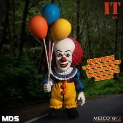 TOY TOKYO Mezco Toyz: MDS Mega Scale - IT (1990) Deluxe Pennywise 6" Tall Figure