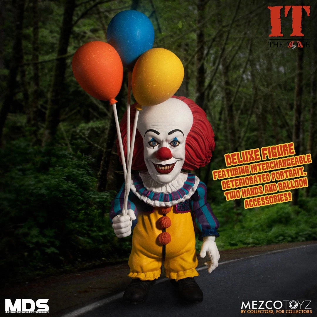 TOY TOKYO Mezco Toyz: MDS Mega Scale - IT (1990) Deluxe Pennywise 6" Tall Figure 3 TOY TOKYO Mezco Toyz: MDS Mega Scale - IT (1990) Deluxe Pennywise 6" Tall Figure