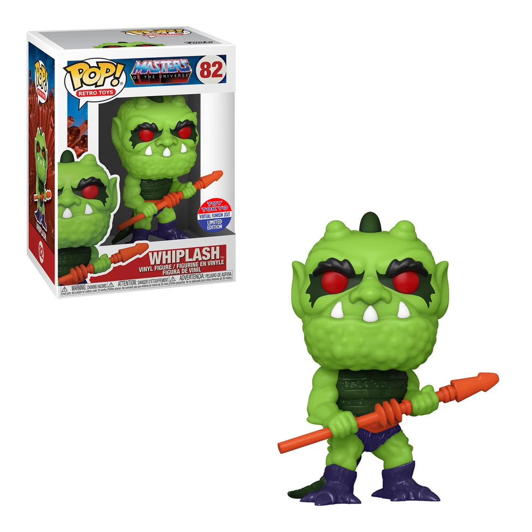 Funko Pop! Retro Toys: Masters Of The Universe - Whiplash #82 Virtual Funkon 2021 Toy Tokyo Exclusive 3 Funko Pop! Retro Toys: Masters Of The Universe - Whiplash #82 Virtual Funkon 2021 Toy Tokyo Exclusive