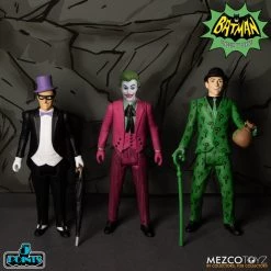 TOY TOKYO MEZCO TOYZ: 5 Points - Batman (1966): Deluxe Boxed Set