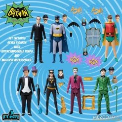 TOY TOKYO MEZCO TOYZ: 5 Points - Batman (1966): Deluxe Boxed Set