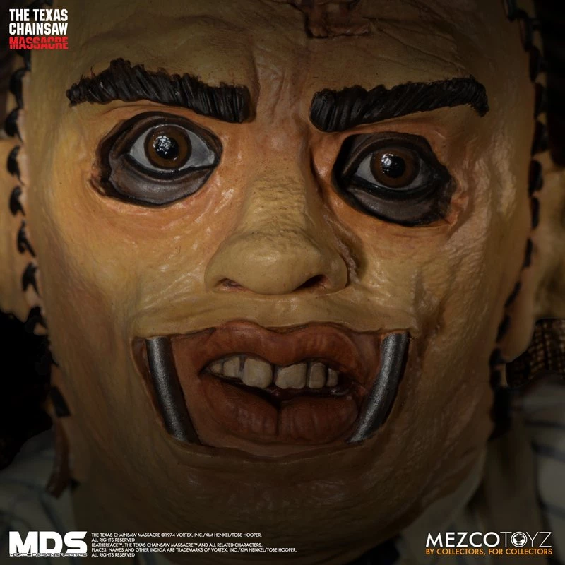TOY TOKYO MEZCO TOYZ: MDS - The Texas Chainsaw Massacre (1974): Leatherface 6" Tall Figure 3 TOY TOKYO MEZCO TOYZ: MDS - The Texas Chainsaw Massacre (1974): Leatherface 6" Tall Figure