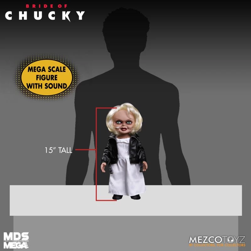 TOY TOKYO MEZCO TOYZ: MDS - Bride Of Chucky Talking Tiffany 15" Tall Figure 8 TOY TOKYO MEZCO TOYZ: MDS - Bride Of Chucky Talking Tiffany 15" Tall Figure