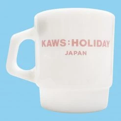 TOY TOKYO KAWS: Holiday - JAPAN Mount Fuji Fire King Mug Set Of 2 Multicolor