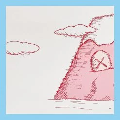 TOY TOKYO KAWS: Holiday - JAPAN Mount Fuji Fire King Mug Set Of 2 Multicolor