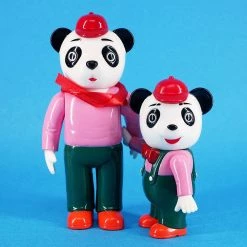 TOY TOKYO Pointless Island: Big Panda And Little Panda 2 Pack Sofubi Figure