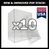 TOY TOKYO Funko Pop! Hard Stack Pop Protector Lot Of 10 Made In USA