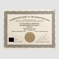 TOY TOKYO Shepard Fairey - UNYIELDING, 2020